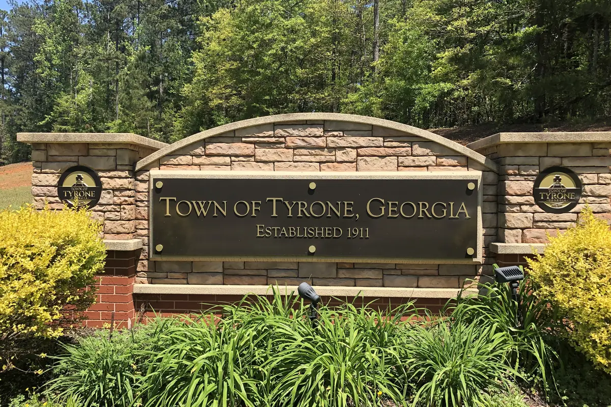 Town of Tyrone, Georgia, Established 1911 welcome sign